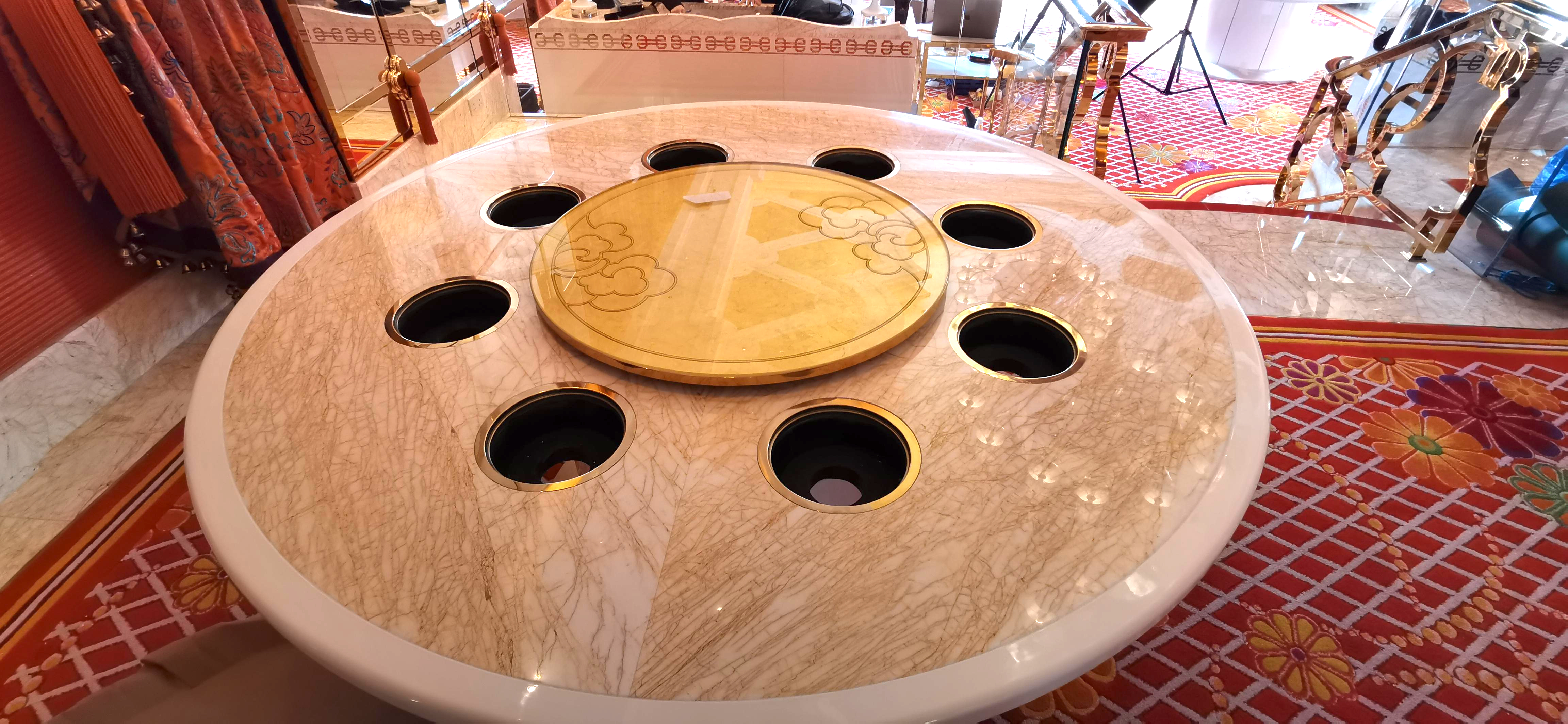 Supply and Install Custom Hot Pot Table at Chairman Club and Fontana gallery image 2