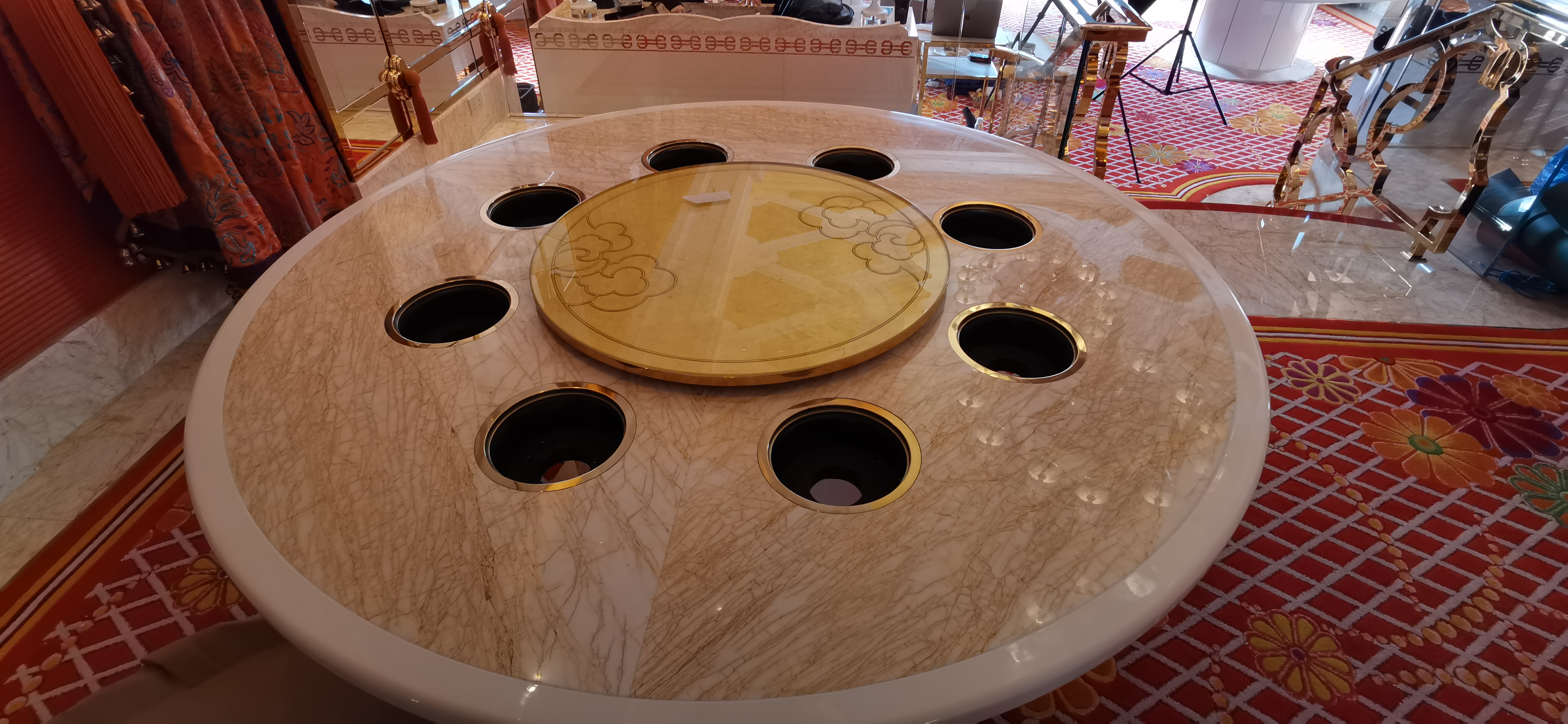 Supply and Install Custom Hot Pot Table at Chairman's Club gallery image 4